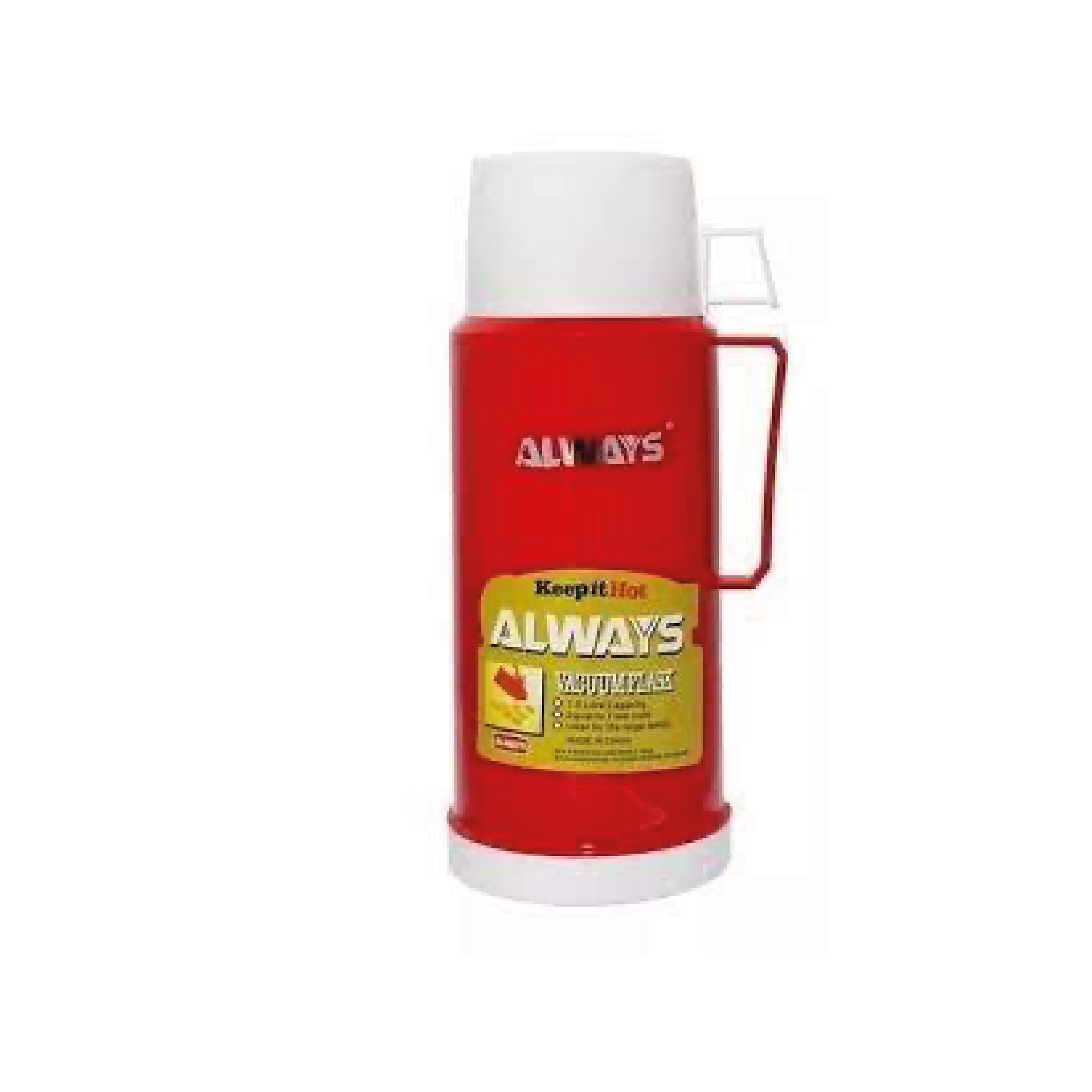 Termo Vaso Plástico 710Ml Contigo Ideal Para Agua Rojo